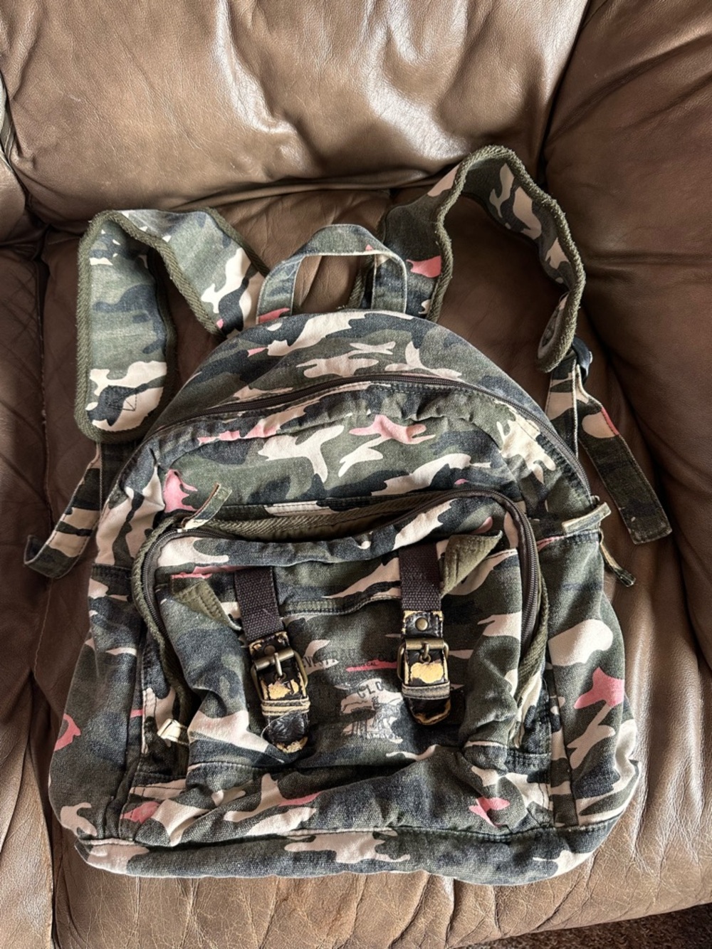 Levi Strauss vintage backpack Camoflauge print